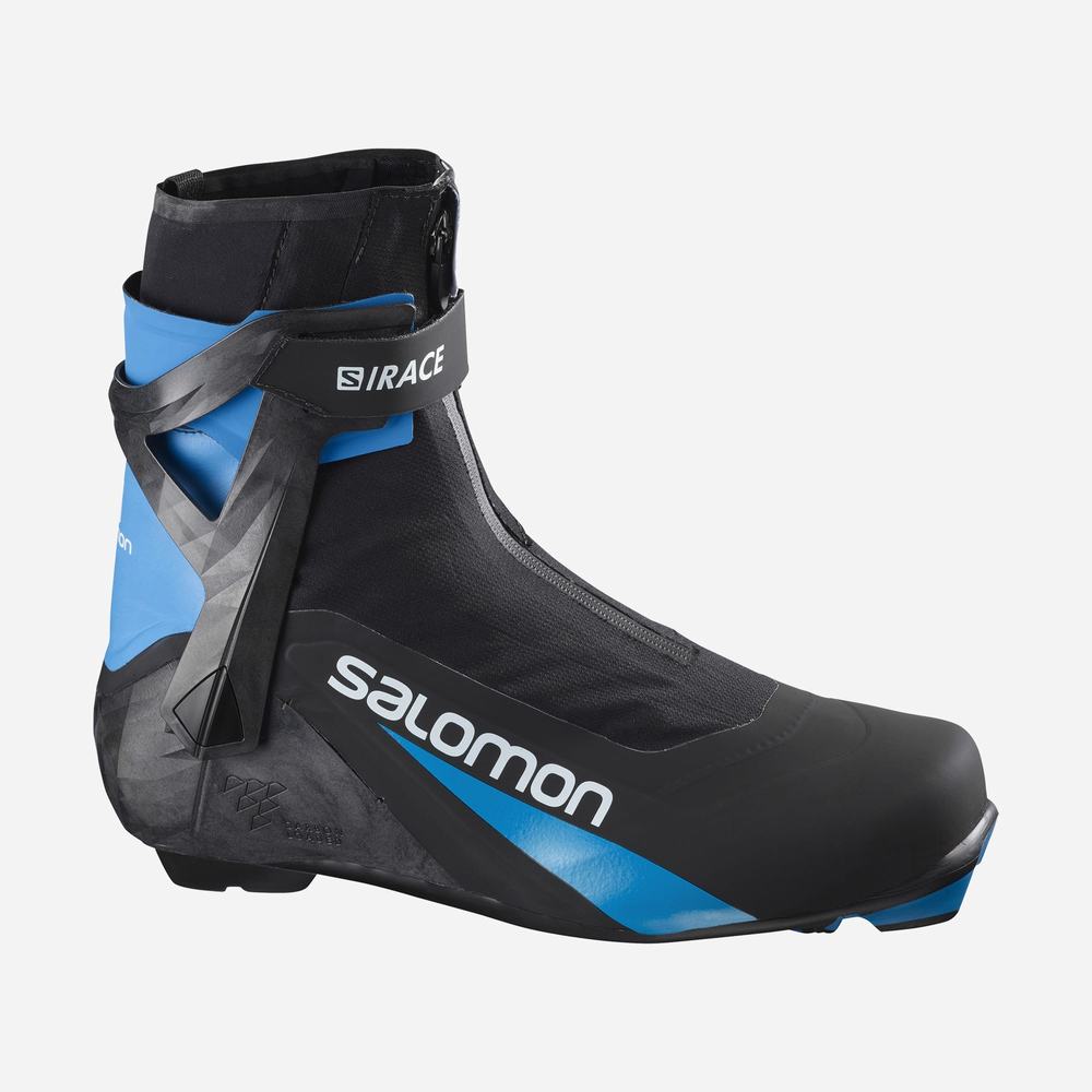 Salomon S/Race Carbon Skate El Kayak Botu Erkek Black/Blue | Türkiye-1234967