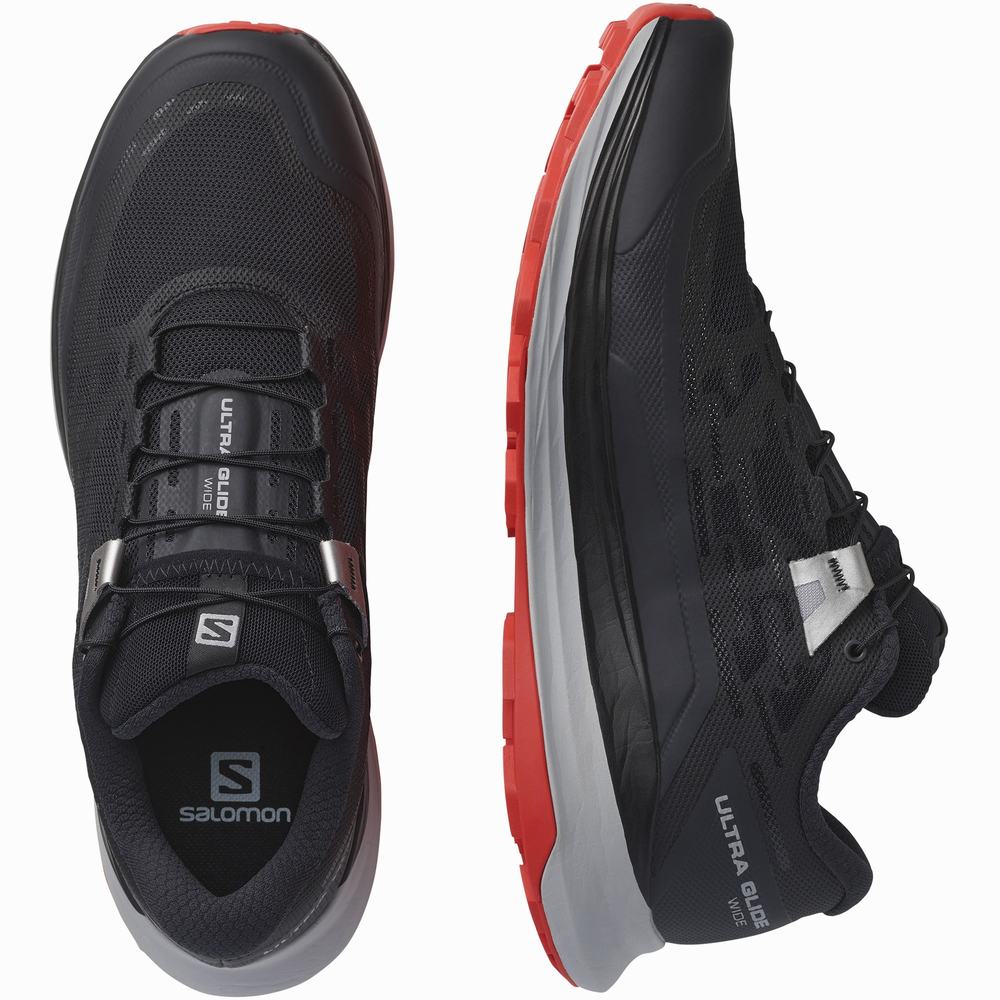 Salomon Ultra Glide Geniş Patika Koşu Ayakkabısı Erkek Siyah | Türkiye-6879432