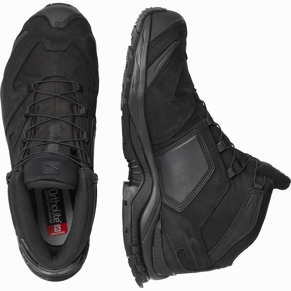 Salomon Xa Forces Mid Cut Gore-tex En Yaklaşım Ayakkabısı Erkek Siyah | Türkiye-2791604