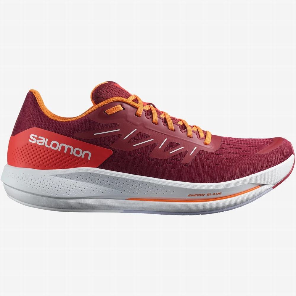 Salomon Spectur Koşu Ayakkabısı Erkek Red/Orange/Purple | Türkiye-2640175