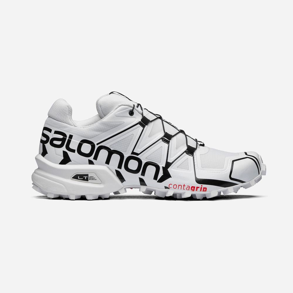 Salomon Speedcross Offroad Spor Ayakkabı Erkek White/Black | Türkiye-4790256
