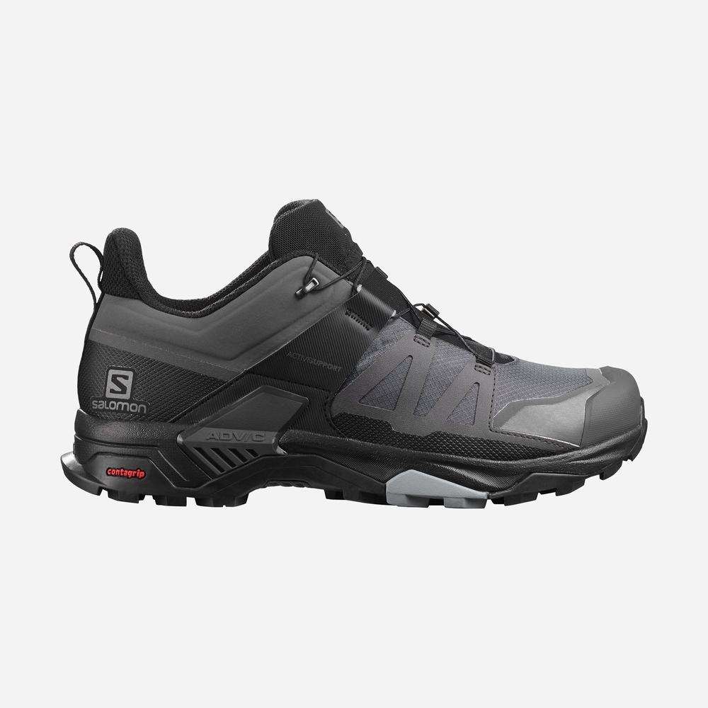 Salomon X Ultra 4 Gore-tex Yürüyüş Ayakkabısı Erkek Grey/Black | Türkiye-0182796
